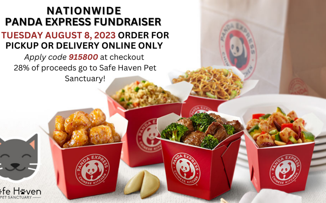 NATIONWIDE Panda Express Fundraiser for Kitties