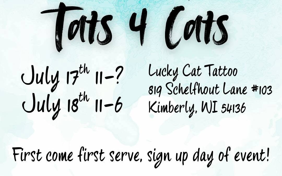 TATS 4 CATS at Lucky Cat Tattoo